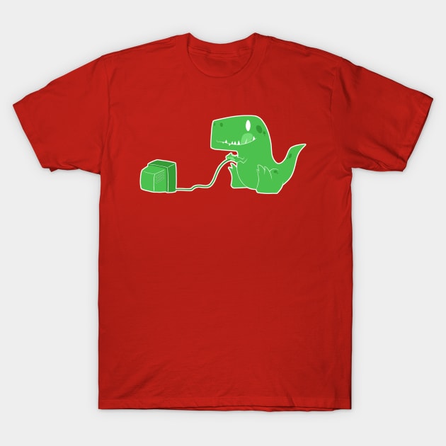 Gamesaurus Rex T-Shirt by caravantshirts